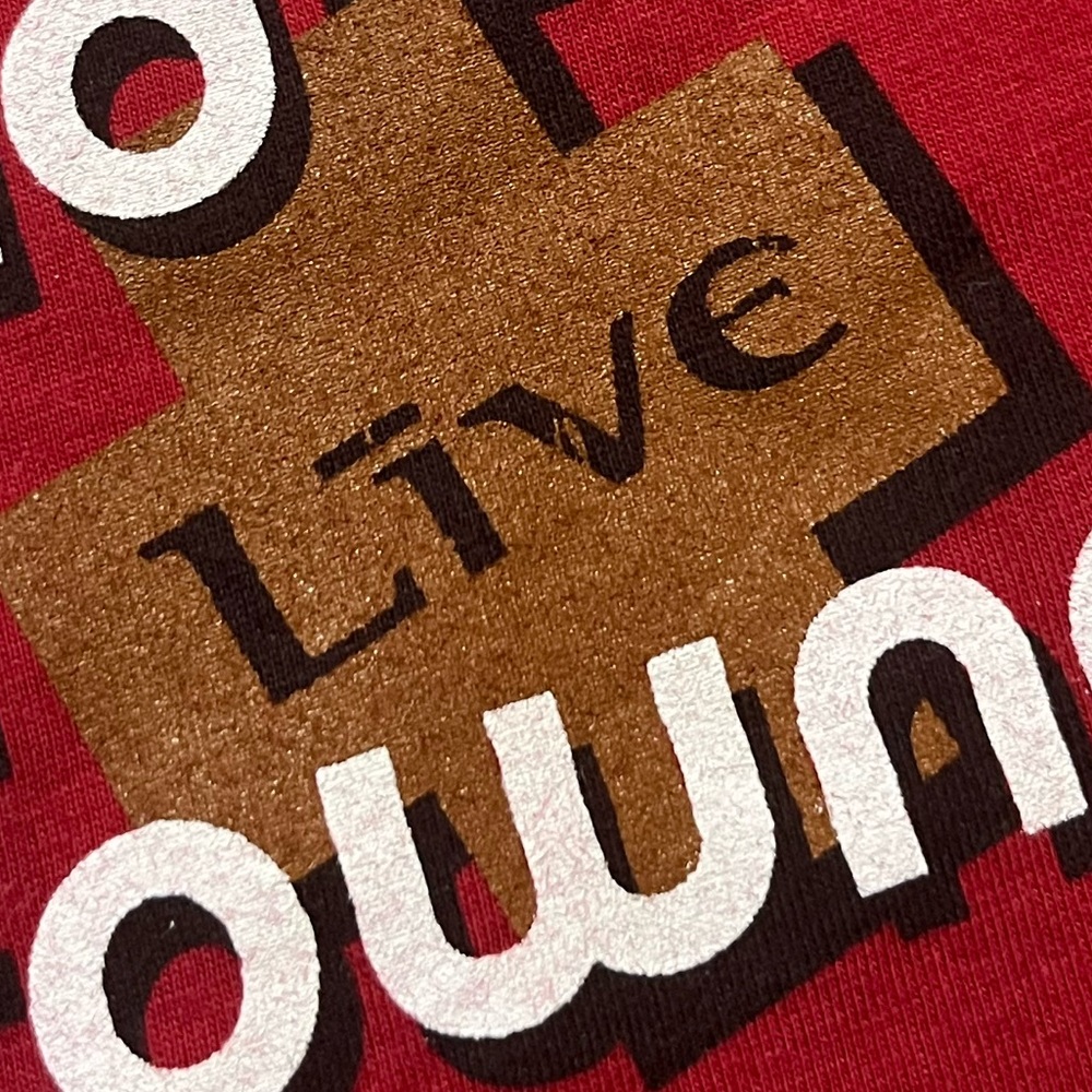 🎸 '06 LIVE Band Ed Kowalczyk Best Band From Shi* Town Weavers York Penn. Red Tee
